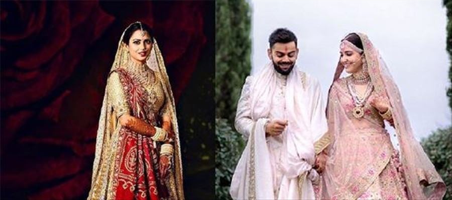 शादी के लिए रेड नहीं इन कलरफुल ब्राइडल लहंगों का है ट्रेंड